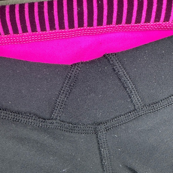 Lululemon *Reversible Wunder Under Pants in Quilt 06 Fall 2013 Women’s Size 6 - Picture 7 of 7
